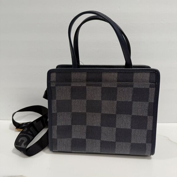 Karl Lagerfeld MAYBELLE Karl & Cat Crossbody Convertible Check Purse Bag NEW - Picture 5 of 15